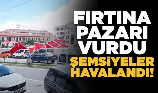 Sinop'un ilçesinde kuvvetli fırtına etkili oluyor!