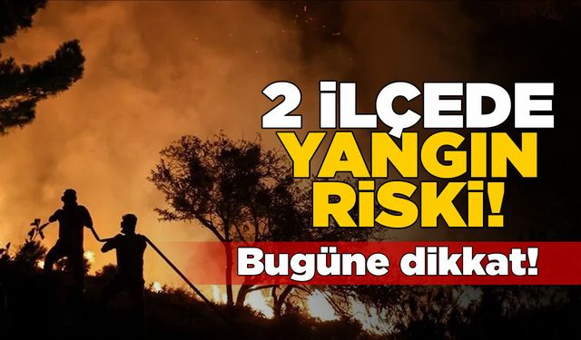 Sinop’un 2 ilçesine kritik “yangın” uyarısı!