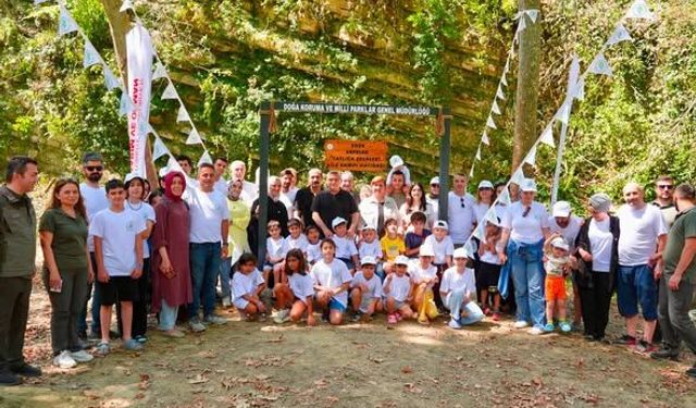 Erfelek Tatlıca Şelaleleri’nde aile kampı düzenlendi