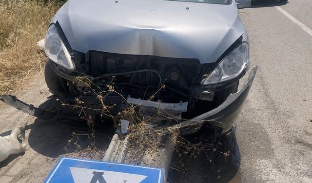 Boyabat Karacaören’de trafik kazası
