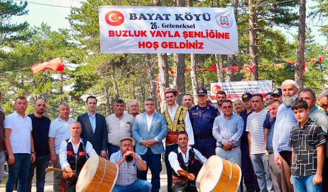 Buzluk Yayla Şenliği renkli görüntülere sahne oldu