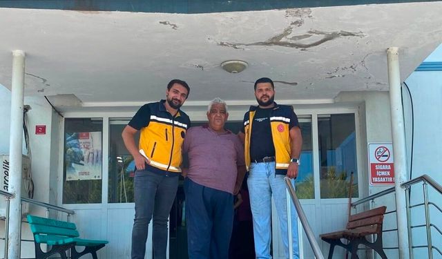 Ambulansta düşürülen 150 bin lira sahibine teslim edildi
