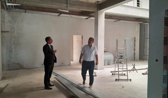 Huzurevi inşaatında çalışmalar sürüyor