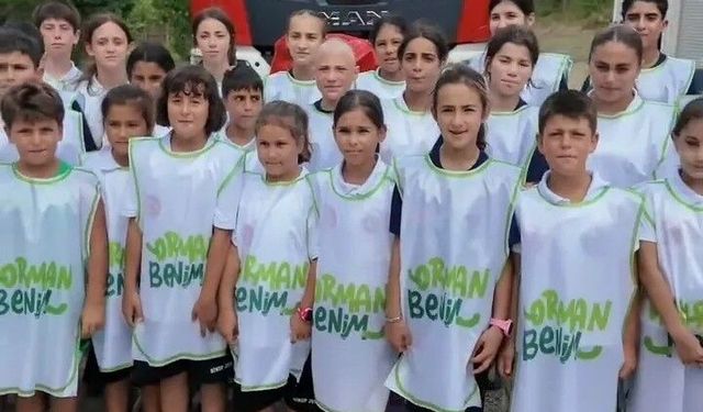 Minik sporcular Sinop’ta orman ve doğayla buluştu