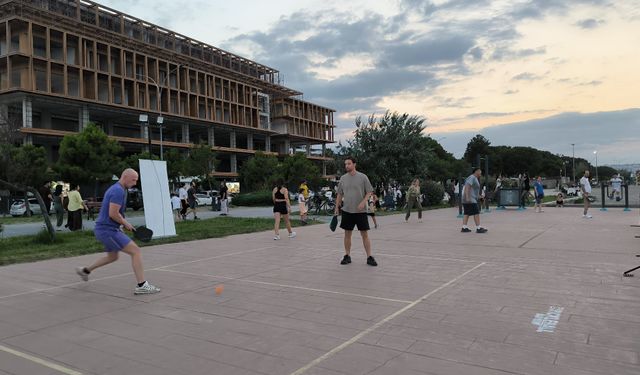 Samsunspor heyeti Atakum'da pickleball etkinliğine katıldı