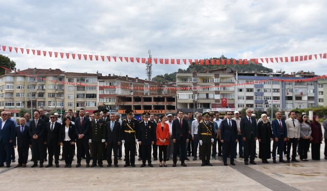 Sinop'un ilçelerinde 30 Ağustos Zafer Bayramı kutlaması