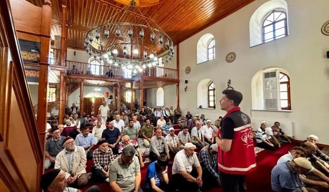 Camilerde 'Aile ve Nüfus On Yılı' farkındalık çalışması