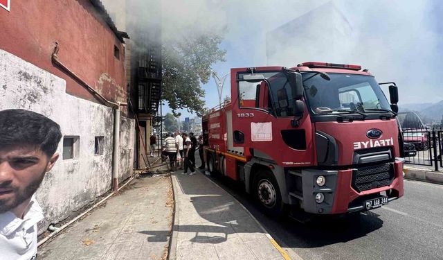 Depoda yangın çıktı