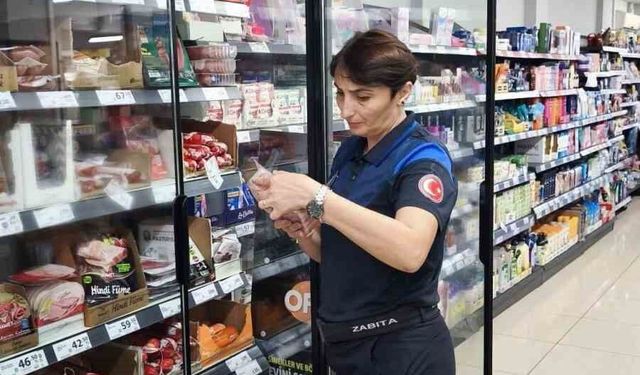 Devrek'te market denetimleri