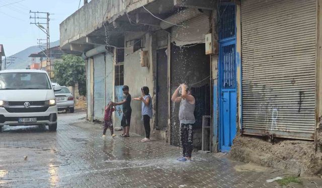 Gaziantep'te yaz yağmuru