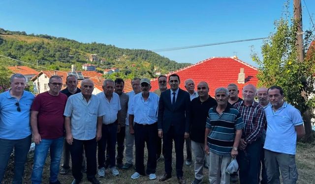 Kaymakam Kürkcü köylerin sorunlarını yerinde dinledi