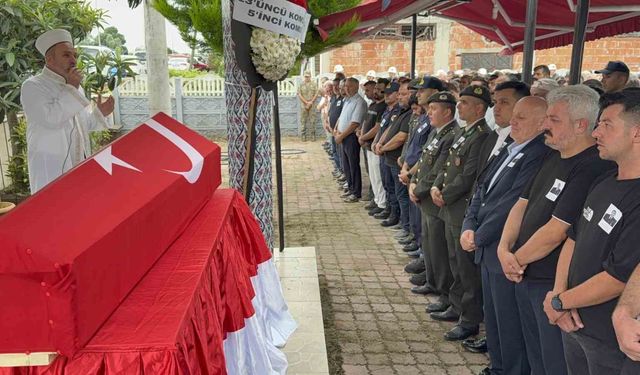 Kazada ölen uzman çavuş Samsun'da toprağa verildi