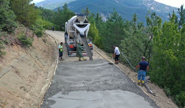 Kısalda beton yol konforu
