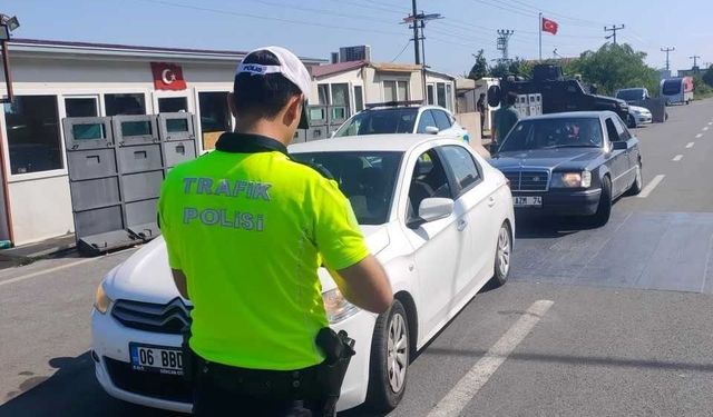 Ordu'da bir haftada 18 binden fazla araç ve sürücü denetlendi