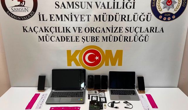 Samsun'da 263 açık hat ele geçirildi