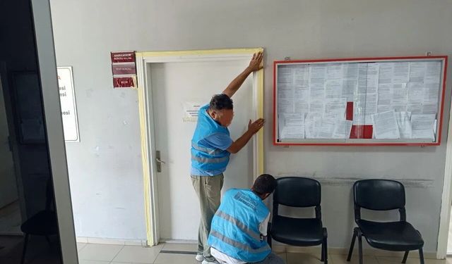 Sinop'ta yükümlüler kamu hizmetlerine destek veriyor