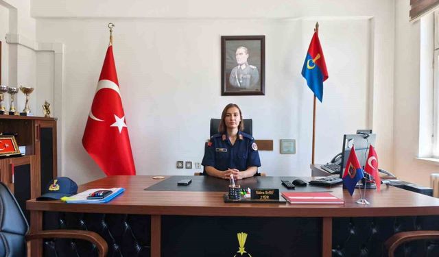 Tokat'a ilk kez kadın ilçe jandarma komutanı atandı
