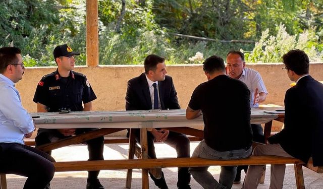 Ayancık Kaymakamı Kürkcü köy sakinleriyle buluştu