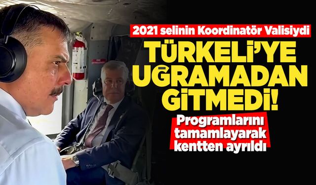 Bakan Çiftçi Sinop'tan ayrıldı