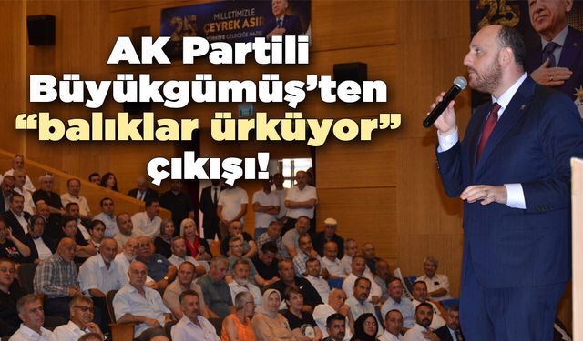 AK Partili Büyükgümüş’ten “balıklar ürküyor” çıkışı!