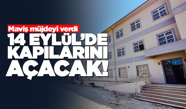 Gerze’ye yeni eğitim yuvası! 14 Eylül’de hizmete giriyor
