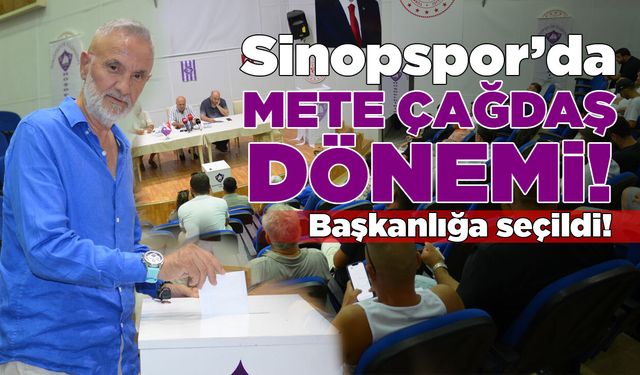 Sinopspor’da Mete Çağdaş dönemi!