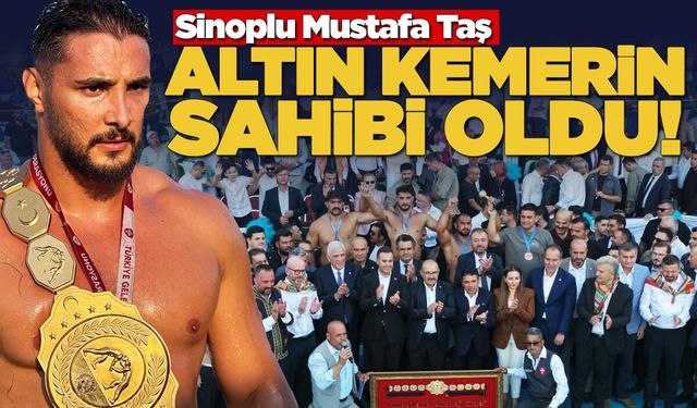 Sinoplu pehlivan Mustafa Taş'tan bir zafer daha!