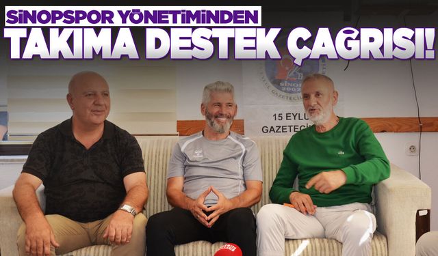 Sinopspor’un yeni yönetiminden destek çağrısı!