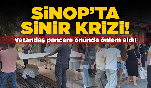 Sinop’ta sinir krizi: Ekipler ikna için çabaladı!