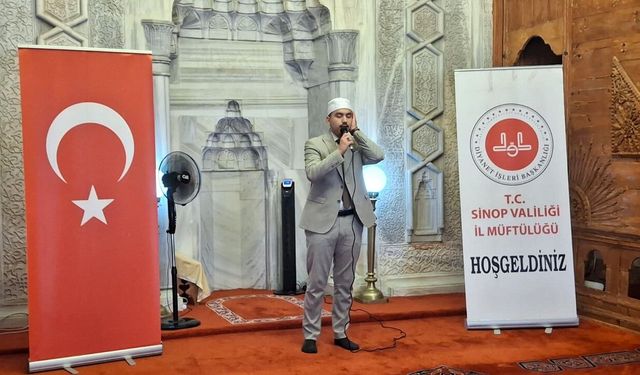 Sinop’ta ezanı güzel okuma yarışması düzenlendi