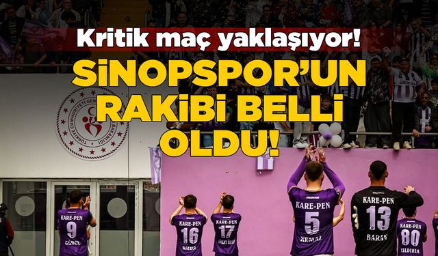 Sinopspor’un Ziraat Türkiye Kupası’ndaki rakibi belli oldu