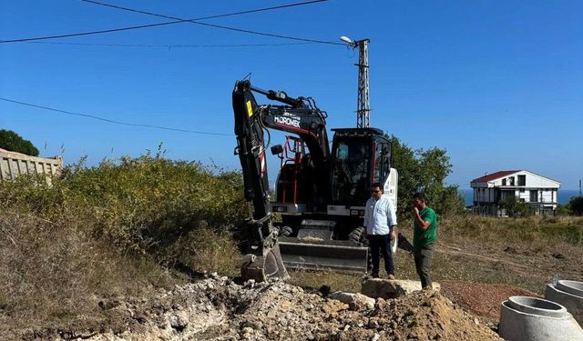 İlçeye 70 metrelik kanalizasyon hattı kazandırılıyor