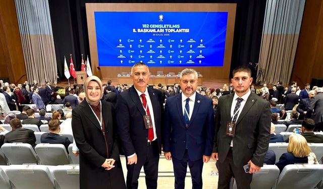 Sinop AK Parti heyeti Ankara’da toplantıya katıldı