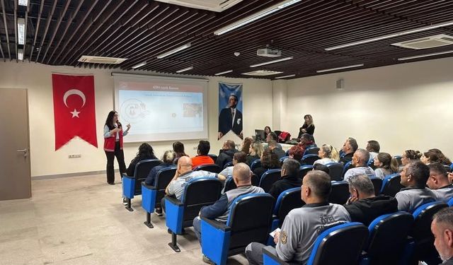 Sinop’ta havalimanı personeline şiddetle mücadele bilgilendirmesi