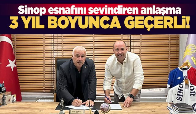 Sinop’ta esnafa özel indirim anlaşması imzalandı