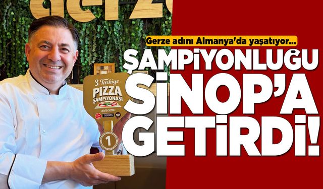 Sinoplu Tuncay Tırık Türkiye Pizza Şampiyonu oldu