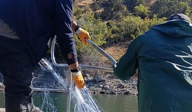 Sinop’ta su ürünleri denetimi: 600 metre ağ toplandı
