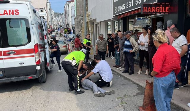Sinop'ta genç adam bir anda yere yığıldı