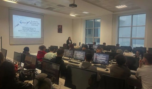 Sinop'ta öğrencilere CV ve iş arama becerileri eğitimi
