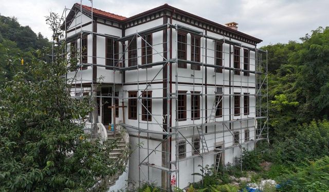 Ordu'daki tarihi konağın restorasyonunda sona gelindi