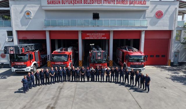 Samsun itfaiyesi 9 ayda kaç kişiyi kurtardı?