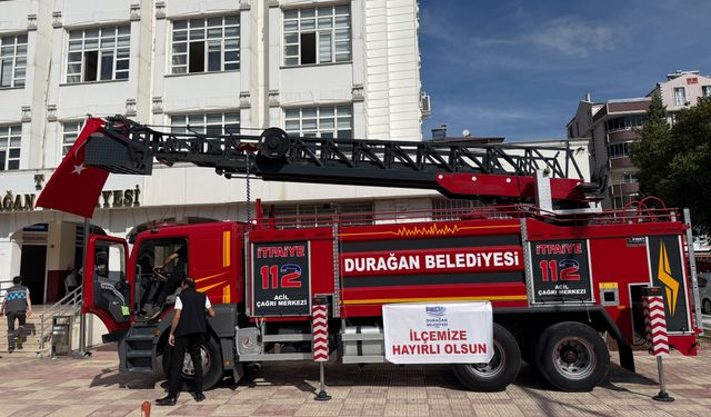 Yeni itfaiye aracı ilçe belediyesine kazandırıldı