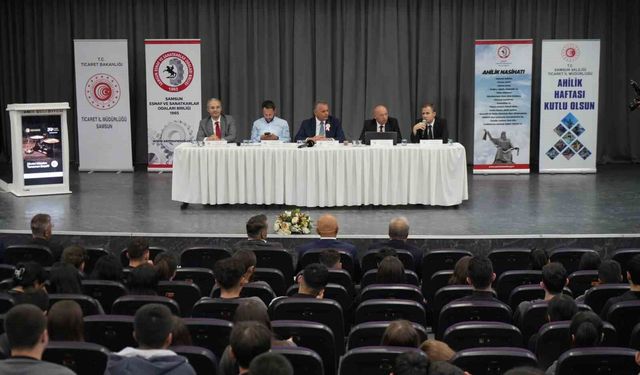 Ahilik kültürü gençlere anlatıldı