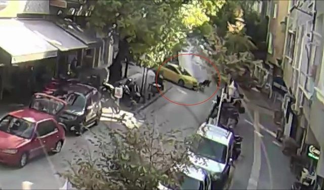 Motosiklet taksiyle çarpıştı