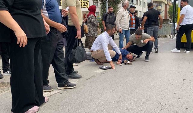 Otobüs yaşlı kadına çarptı