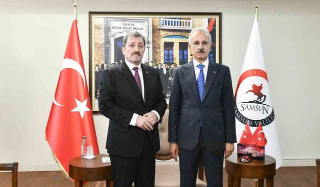 Samsun Valisi Tavlı ulaşım altyapısı hakkında konuştu