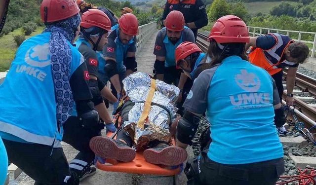 Samsun'da UMKE Saha Tatbikatı yapıldı