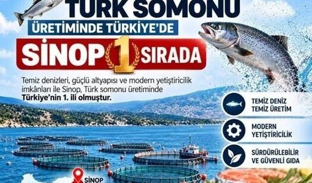 Sinop, Türk Somonu üretiminde zirvede!