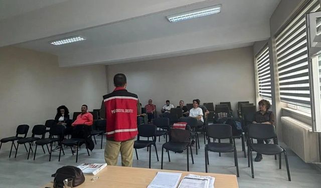 Sinop'ta afet ve acil durumlarda psikososyal destek farkındalığı