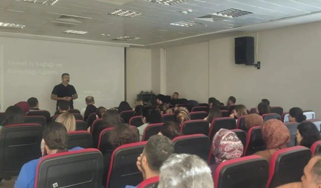 Sinop'ta güvenli çalışma eğitimi verildi